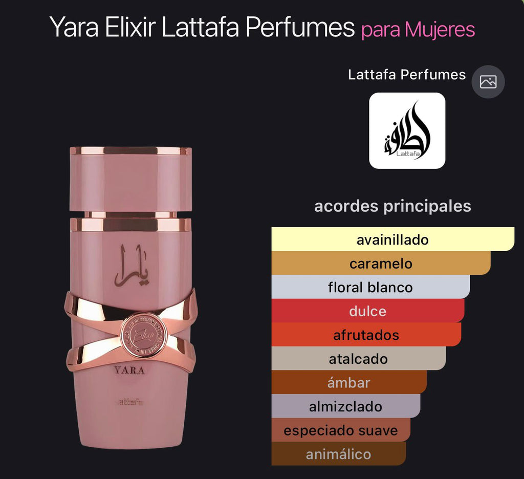 Lattafa Yara Elixir W EDP 3.4 oz