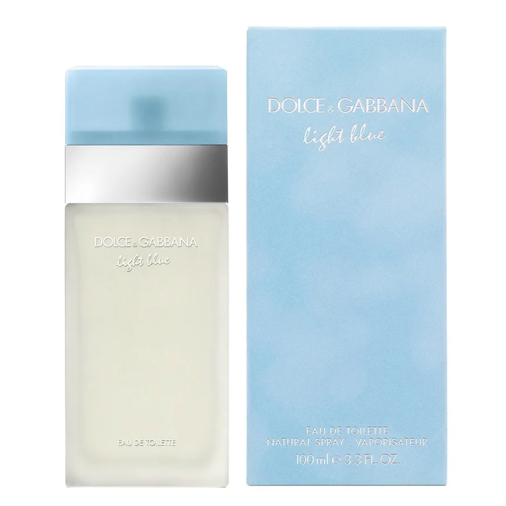 Dolce & Gabbana Light Blue W EDT 3.4 oz (New & Refillable packaging)
