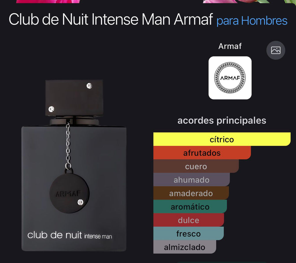 Armaf Club de Nuit Intense M EDT 3.4 oz